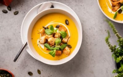 Trinta moliūgų sriuba su lyditu sūreliu