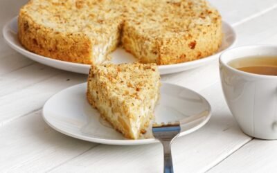 Obuolių ir varškės pyragas